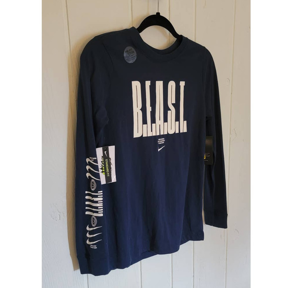 The Nike Tee -  B.E.A.S.T. Long Sleeved Tee - DriFit  - New! Tags Attached - Picture 5 of 5